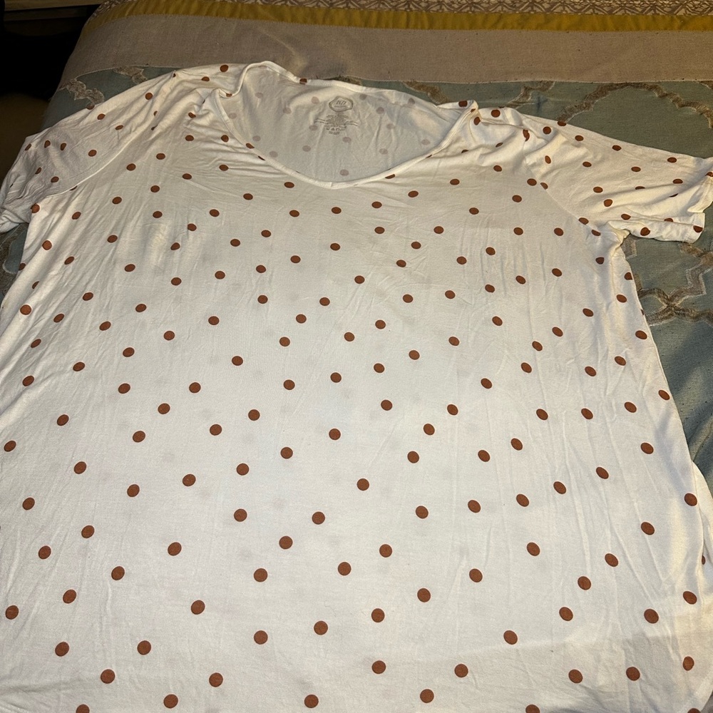 Polka Dot White Shirt